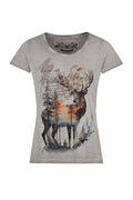 BERNHILDE Trachten-Shirt Damen – Hangowear Trachtenbluse für Oktoberfest & Volksfest