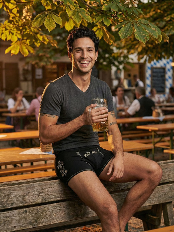 BERNI Lifestyle – Hangowear Herren Trachten-Boxershorts