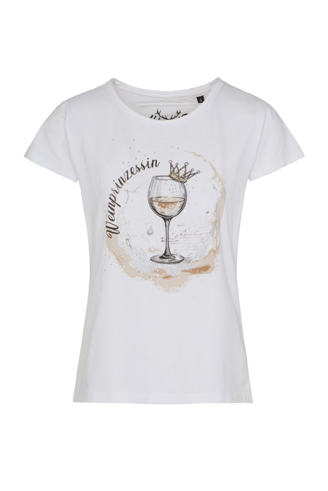 BINE Trachten-Shirt Damen – Hangowear Trachtenbluse für Oktoberfest & Volksfest
