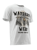 BORIS Herren-Shirt Weiß Vorderansicht in Trageform – Hangowear