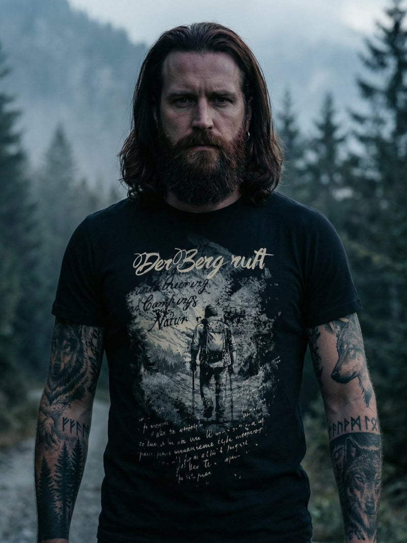 BOSSO Trachten-Shirt Herren Rückenansicht – Hangowear Trachten-T-Shirt