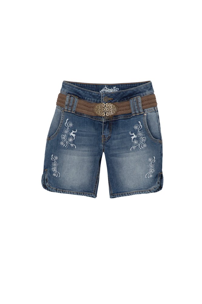 MODELL: DOROTHEA LONGSHORT DENIM - Hosen & Shorts - Trachtenflirt