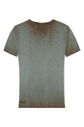 FEIKO OVERSIZE Herren-Shirt Hellbraun Rückansicht als Freisteller – Hangowear