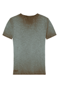 FEIKO Herren-Shirt Hellbraun Rückansicht als Freisteller – Hangowear