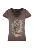 GRETCHEN Damen Trachten-Shirt – Hangowear Trachtenmode für Oktoberfest & Volksfest