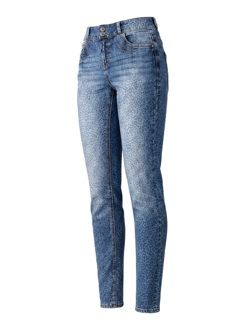 HENDRINA DENIM CL LEO aop – Vorderansicht