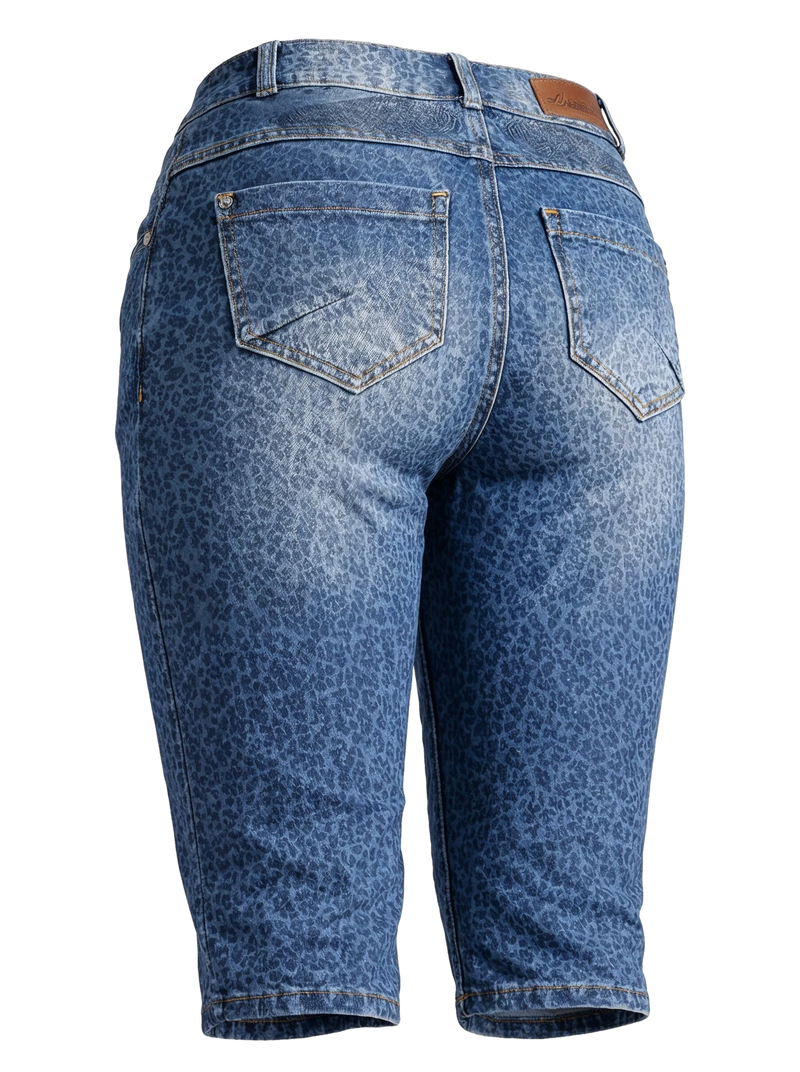 HENDRINA DENIM KB LEO aop – Rückansicht
