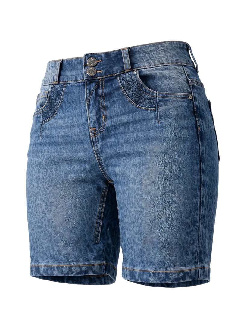 MODELL: HENDRINA DENIM LEO - Hosen & Shorts - Trachtenflirt