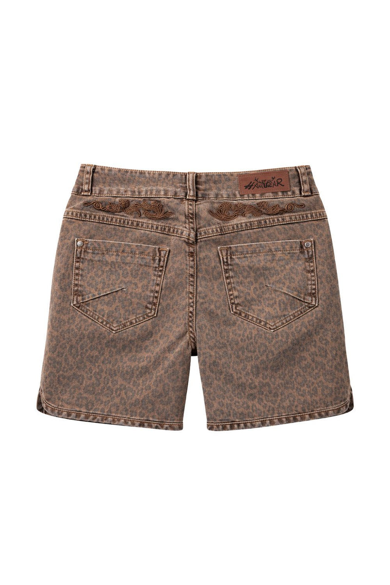 HENDRINA LONGSHORT LEO Rückenansicht – Hangowear Damen Trachtenhose