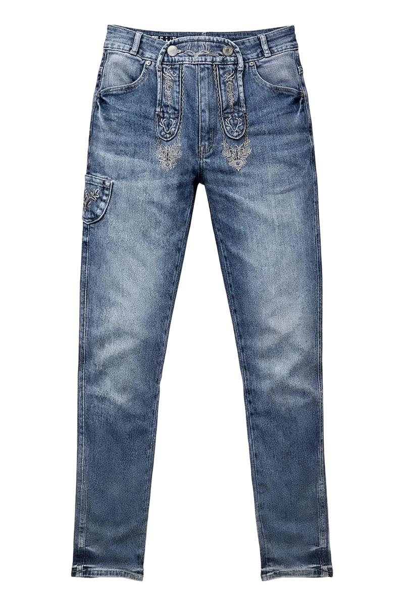 MODELL: HENRI DENIM CLASSIC - Hosen & Shorts - Trachtenflirt