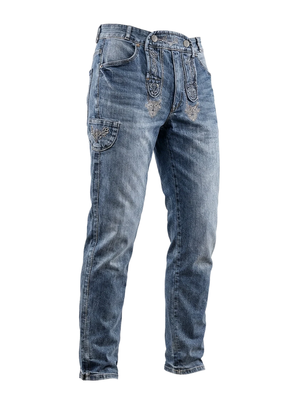 MODELL: HENRI DENIM CLASSIC - Hosen & Shorts - Trachtenflirt