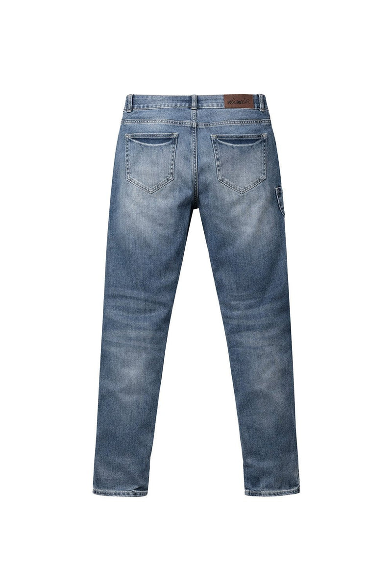 HENRI DENIM CLASSIC Rückenansicht – Hangowear Herren Trachten-Short