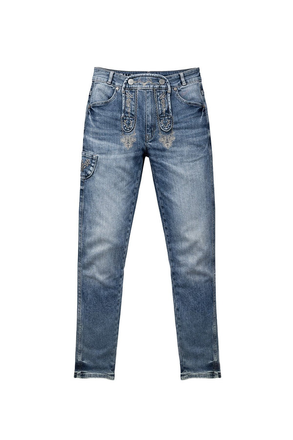 MODELL: HENRI DENIM CLASSIC - Hosen & Shorts - Trachtenflirt
