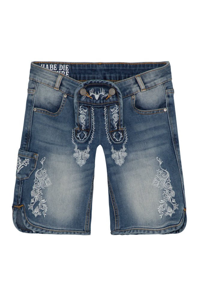 HENRI KIDS Kinder-Lederhose – Hangowear Trachten-Shorts Kinder für Oktoberfest