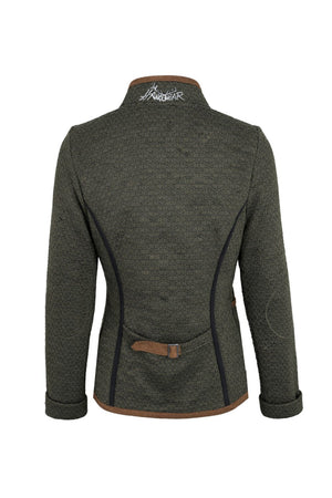 LARA JACQUARD Rückenansicht – Hangowear Damen Trachtenjacke