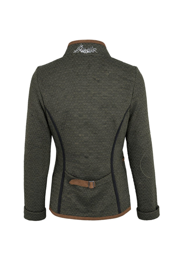 LARA JACQUARD Rückenansicht – Hangowear Damen Trachtenjacke