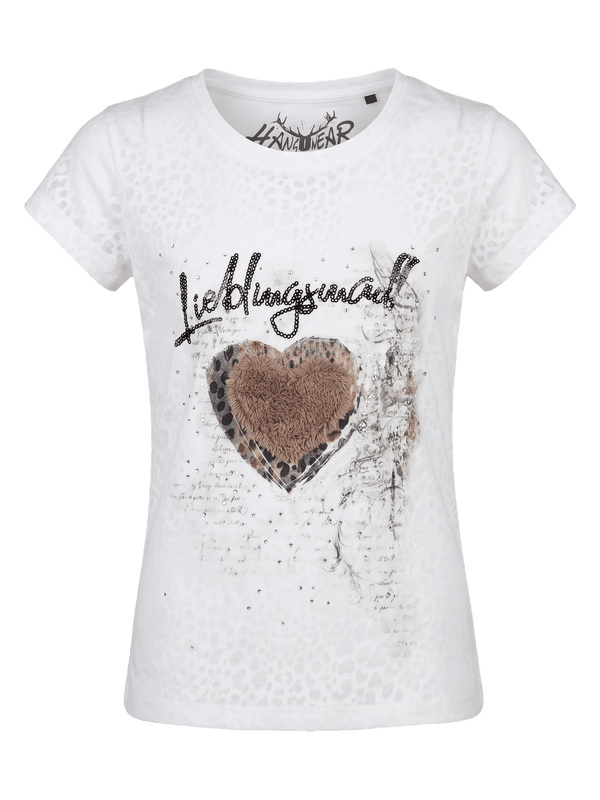 MAGGY KIDS Kinder-Shirt Offwhite Vorderansicht – Hangowear