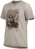 MANNI BAVARIA Herren-Shirt Beige Vorderansicht in Trageform – Hangowear