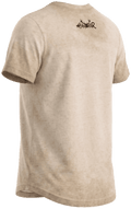 MANNI KIDS AUSTRIA Kinder-Shirt Beige Rückansicht in Trageform – Hangowear