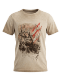MANNI KIDS AUSTRIA Kinder-Shirt Beige Vorderansicht – Hangowear
