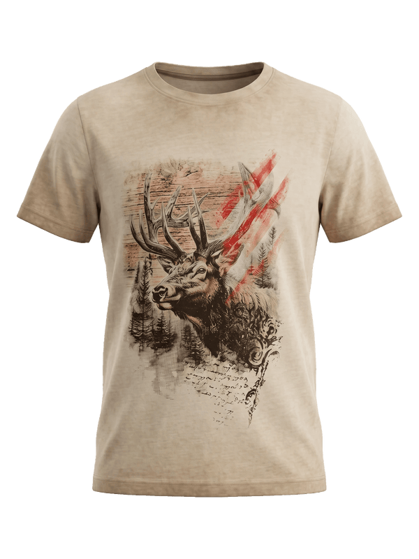 MANNI KIDS AUSTRIA Kinder-Shirt Beige Vorderansicht – Hangowear