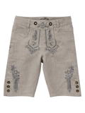 MARGOT Damen-Trachtenhose Leinen Hellgrau Vorderansicht – Hangowear
