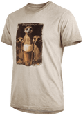 MARINO Herren-Shirt Beige Vorderansicht in Trageform – Hangowear