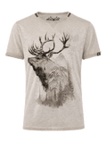 MARLON Herren-Shirt Beige Vorderansicht – Hangowear