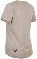 MATILDA KIDS BAVARIA Kinder-Shirt Beige Rückansicht in Trageform – Hangowear
