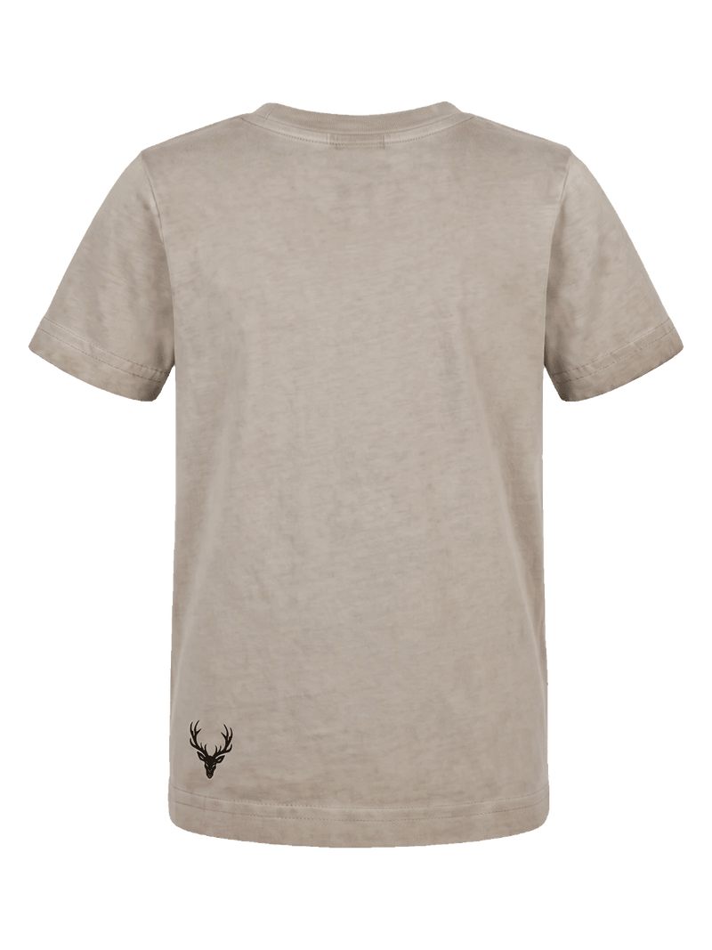 MATILDA KIDS BAVARIA Kinder-Shirt Beige Rückansicht – Hangowear