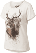 MATILDA Damen-Shirt Offwhite Vorderansicht in Trageform – Hangowear