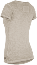 MAXIM Damen-Shirt Beige Rückansicht in Trageform – Hangowear