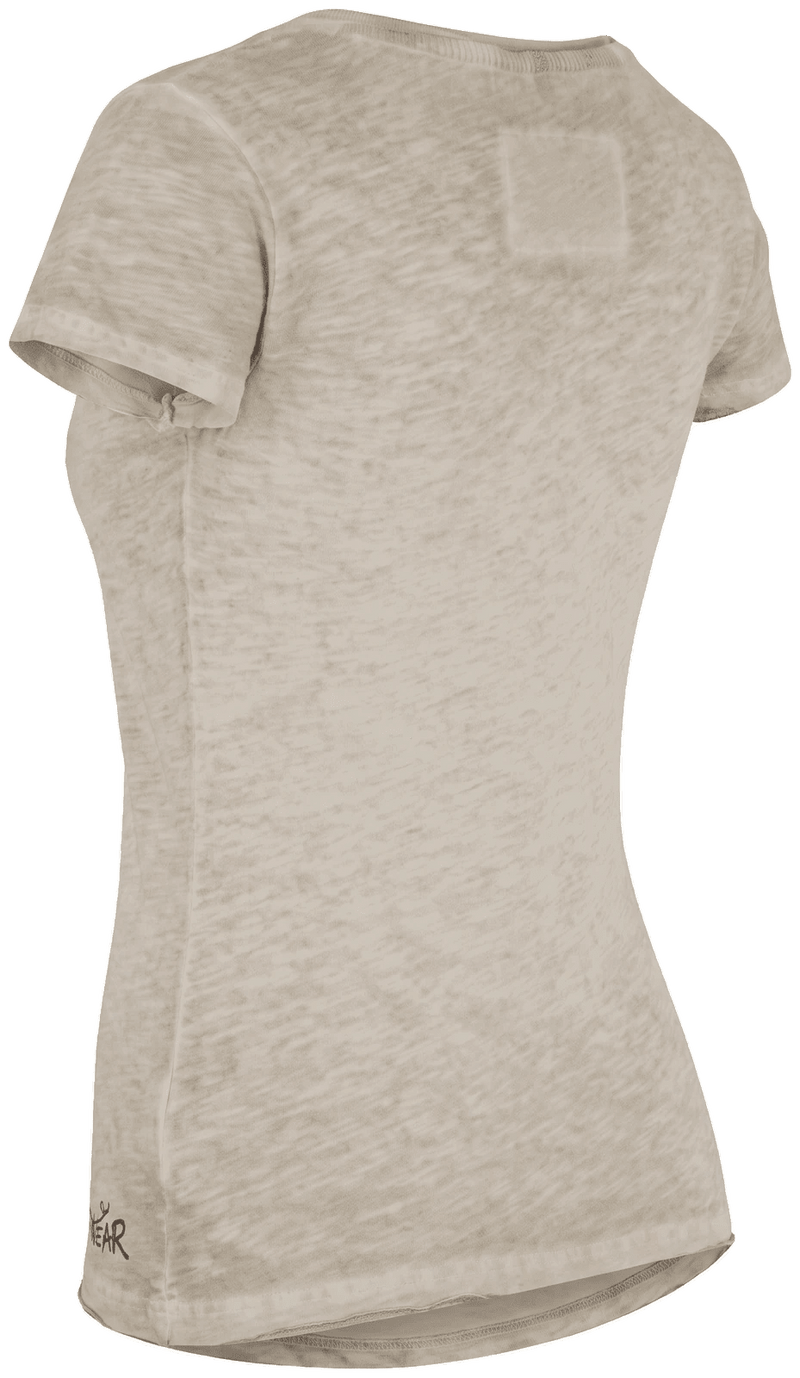 MAXIM Damen-Shirt Beige Rückansicht in Trageform – Hangowear