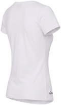 MIA Damen-Shirt Weiß Rückansicht in Trageform – Hangowear