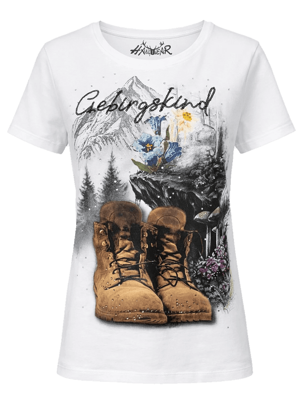 MIA Damen Trachten-Shirt Weiß – Hangowear Trachtenmode für Oktoberfest & Volksfest