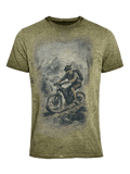 MILENKO Herren-Shirt Oliv Vorderansicht – Hangowear