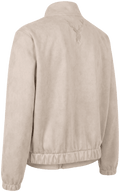 MINA Damen-Jacke Beige Rückansicht in Trageform – Hangowear