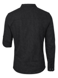 PERO Herren-Hemd Schwarz Rückansicht – Hangowear