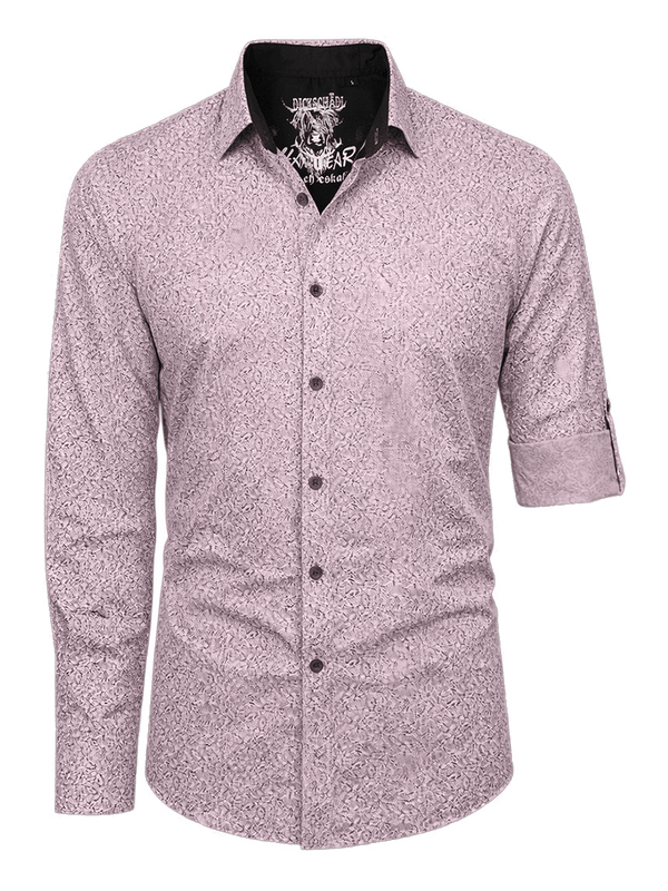 PLUTO Herren-Hemd Rose Vorderansicht – Hangowear