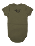 QANI BABY Kinder-Body Oliv Rückansicht – Hangowear
