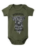 QANI BABY Kinder-Body Oliv Vorderansicht – Hangowear