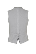 QALINA OFFWHITE Rückenansicht – Hangowear Damen Trachtenweste