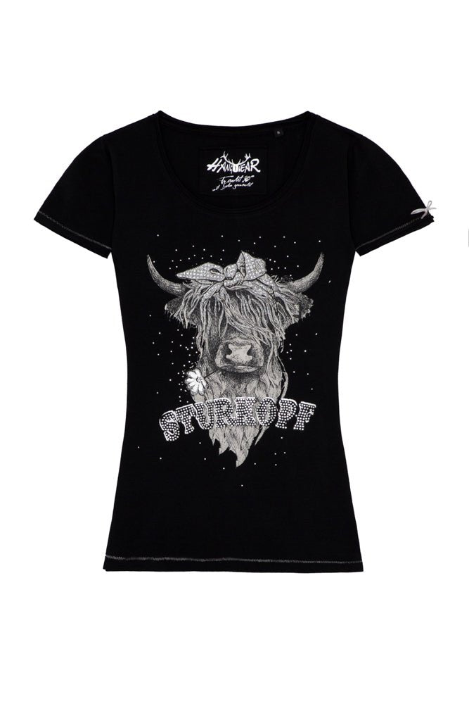 QUENTAYA DELUXE Damen Trachten-Shirt – Hangowear Trachtenmode für Oktoberfest & Volksfest