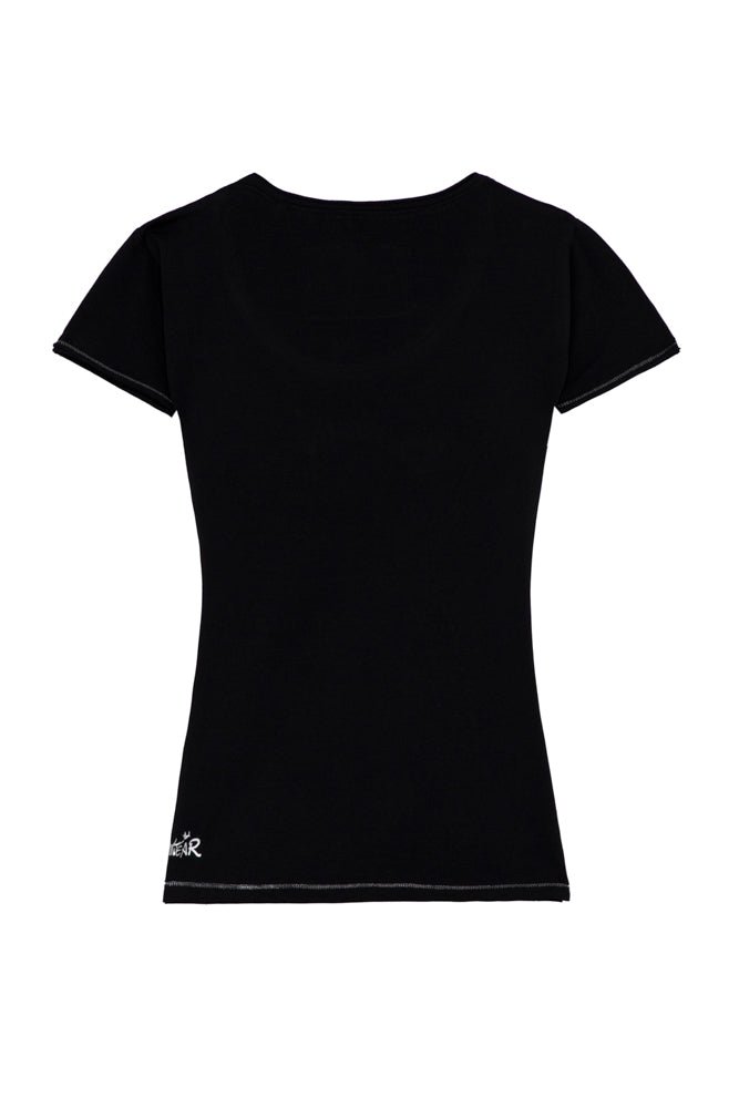 QUENTAYA SCHWARZWALD Rückenansicht – Hangowear Damen Trachten-Shirt