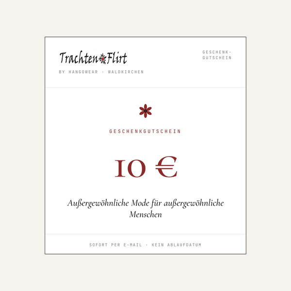 Trachtenflirt-Geschenkgutschein - Gift Cards - Trachtenflirt