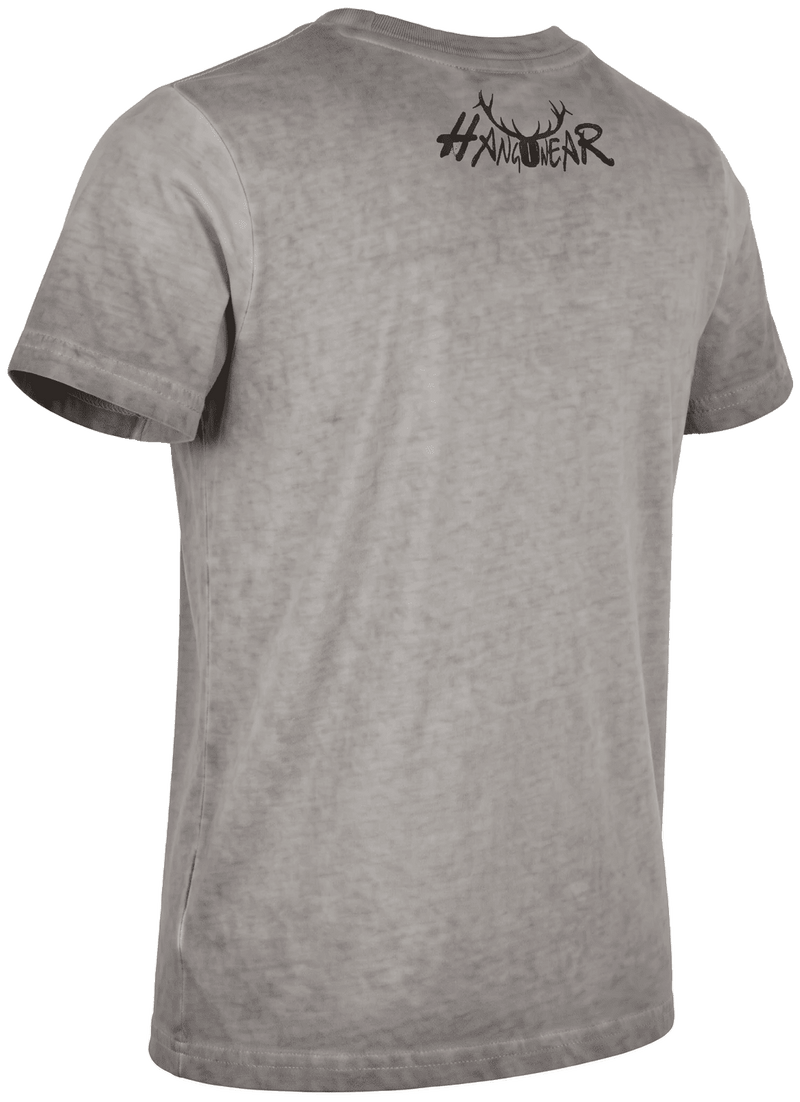 ZACHY KIDS NEW Kinder-Shirt Grau Rückansicht in Trageform – Hangowear