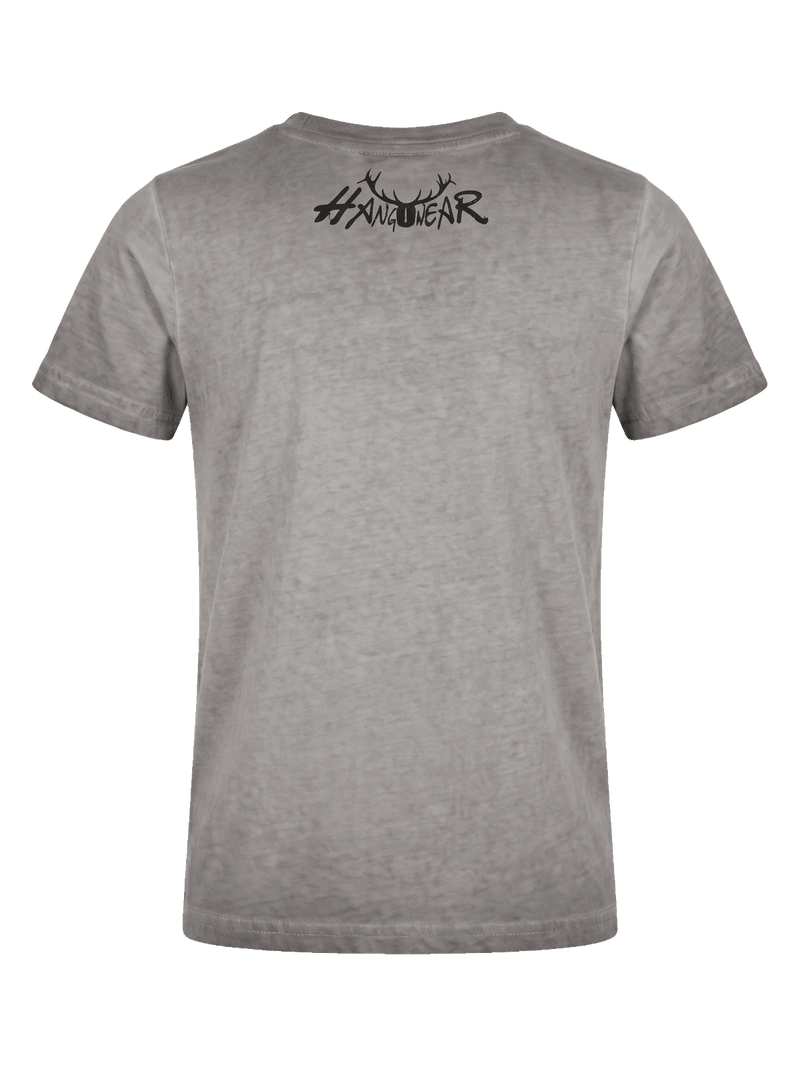 ZACHY KIDS NEW Kinder-Shirt Grau Rückansicht – Hangowear