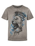 ZACHY KIDS NEW Kinder-Shirt Grau Vorderansicht – Hangowear