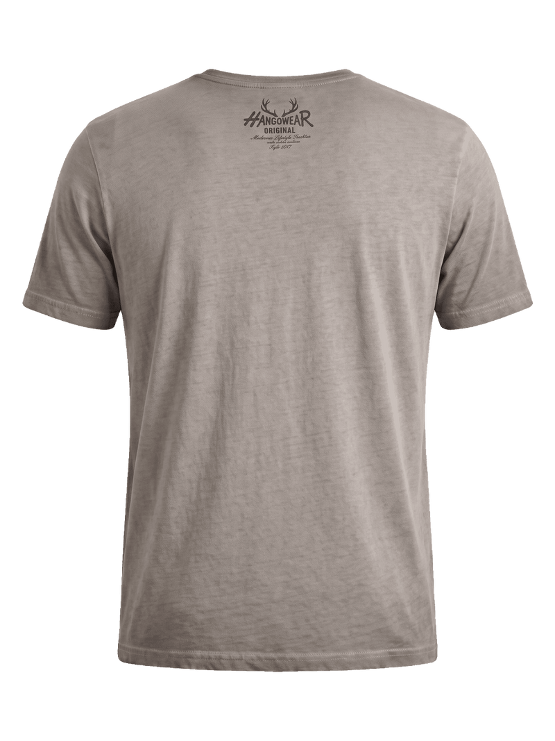 ZACHY NEW Herren-Shirt Grau Rückansicht – Hangowear