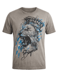 ZACHY NEW Herren-Shirt Grau Vorderansicht – Hangowear